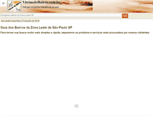 Tablet Screenshot of leste.vitrinedobairro.com.br